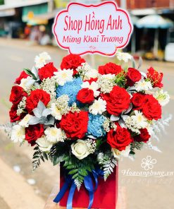 Hộp Hoa Tươi Mừng Khai Trương Tại Hoa Văn Phòng